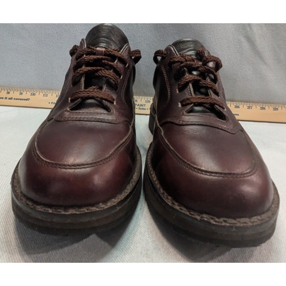 Rockport Walking Shoes Mens 10.5 W Dark Brown Good Leather Oxford M9006 Hungary